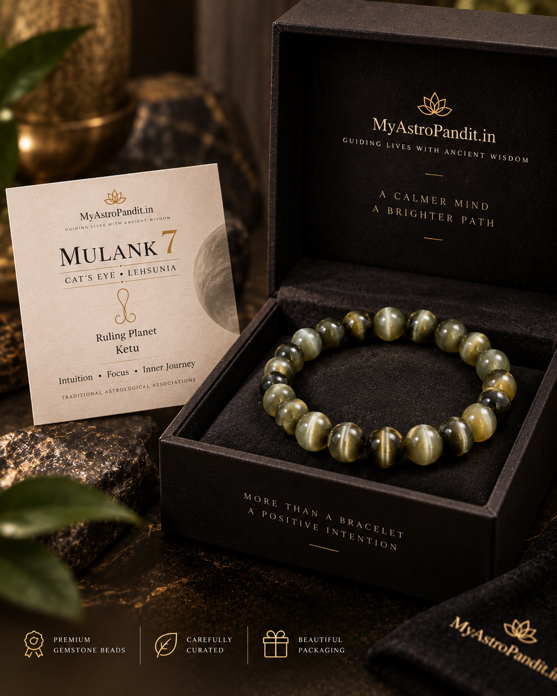 Cat’s Eye (Lehsunia) Bracelet