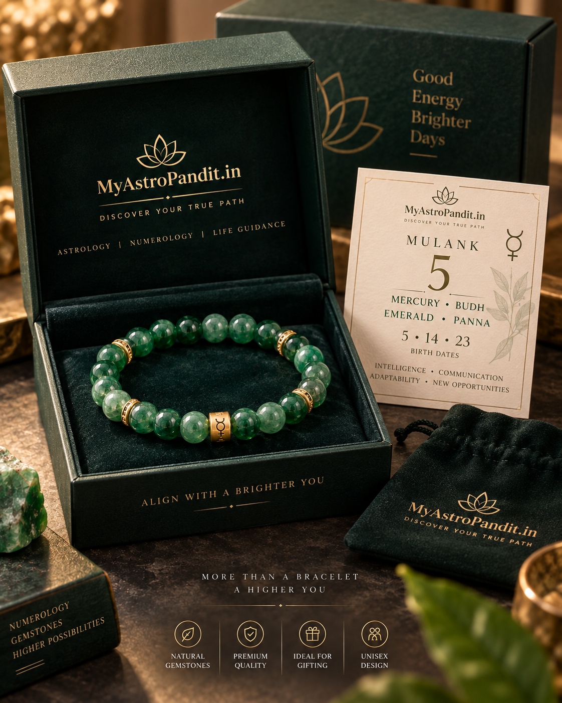 Emerald (Panna) Bracelet