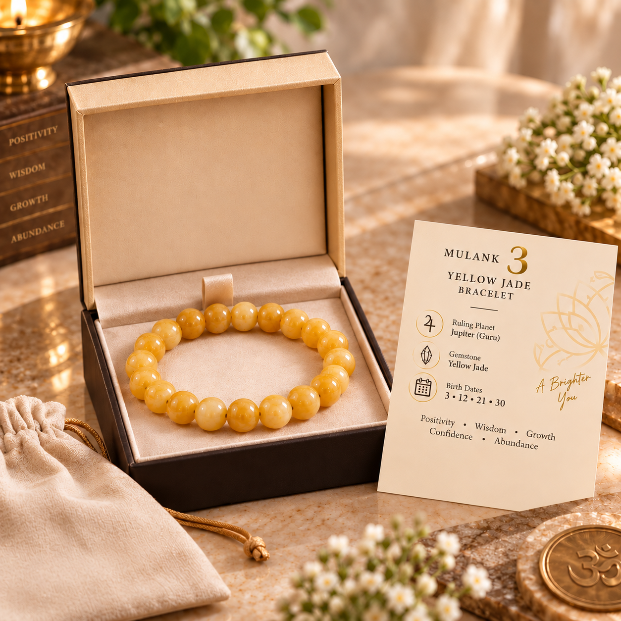 Yellow Jade Bracelet