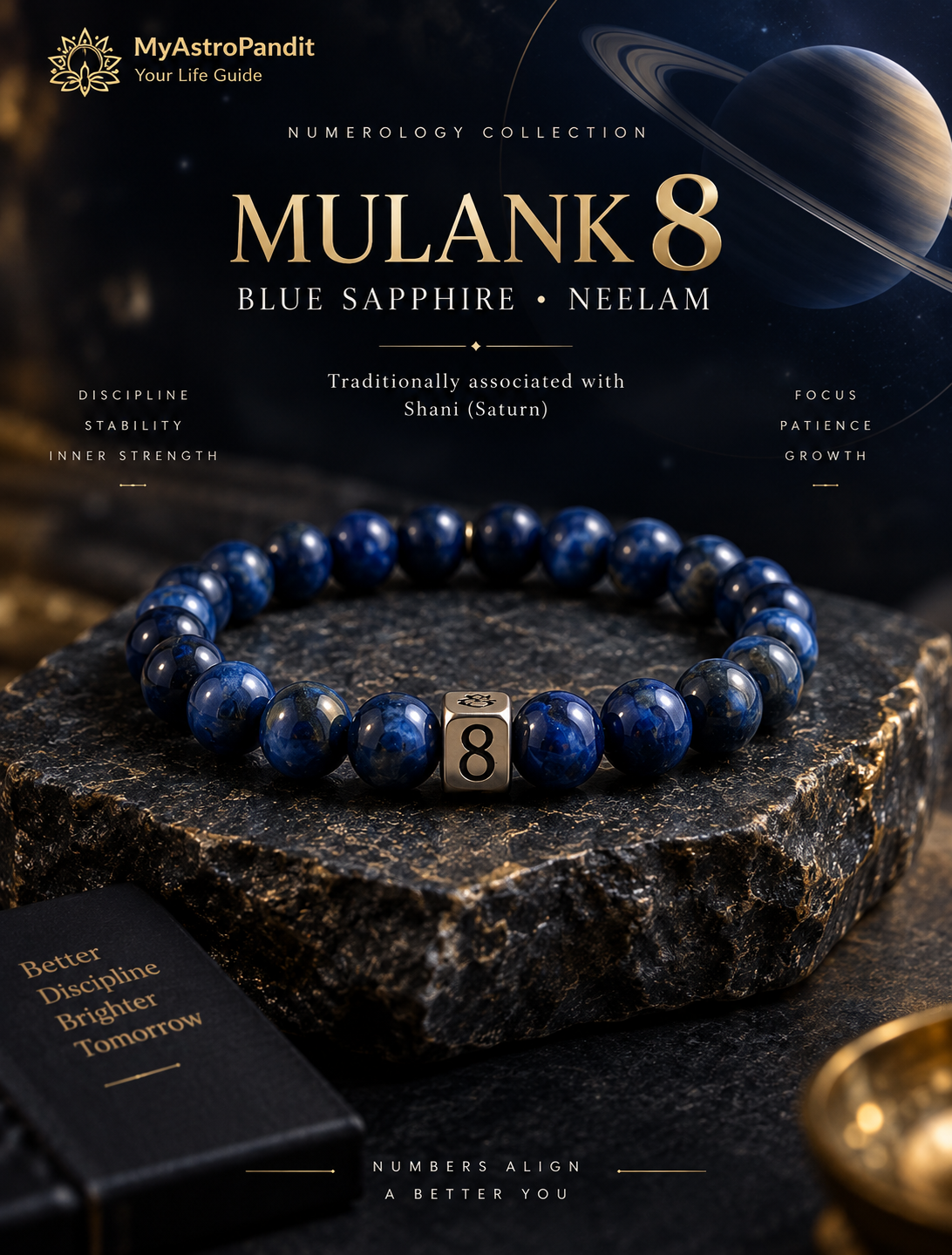 Blue Sapphire (Neelam) Bracelet